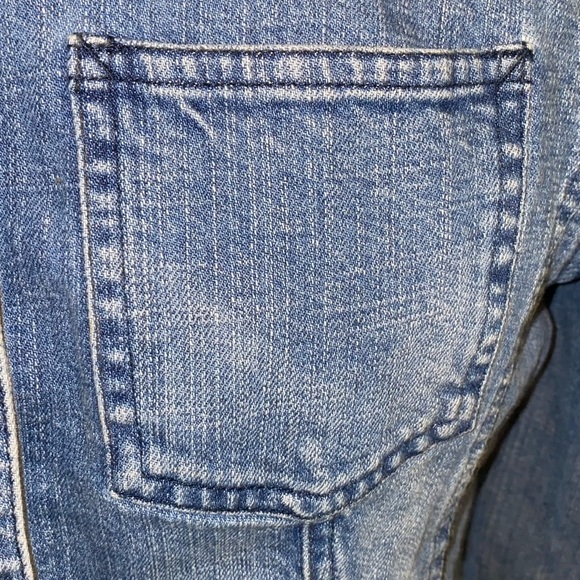 Kickit Large flower embroidered jean jacket women’s - Picture 4 of 10